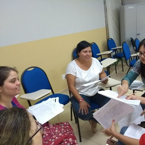 Desde o início do ano estão ocorrendo todas as quartas e quintas os HTPC’s, por disciplina no Centro Paulo Freire para discutir a BNCC e suas adequações